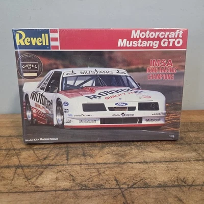 1987 Revell Model IMSA Road Racing Champions Motorcraft Mustang GTO Kit 7155 New - Image 1 of 4