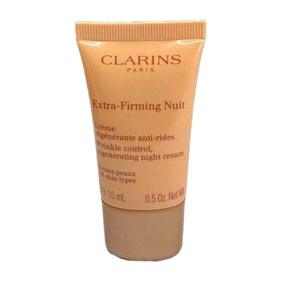 Clarins Extra Firming Nuit Wrinkle Control Regenerating Night Cream Travel 15ml - Image 1 of 1