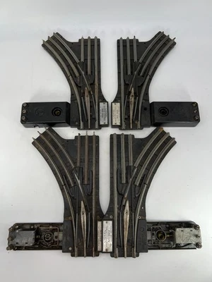Lionel #022 O Gauge Lot of (4) Switch Track Right Fair Condition - Image 1 of 4