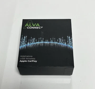 ADATTATORE WIRELESS APPLE CARPLAY AUTO ALVACONNECT - Immagine 1 di 4