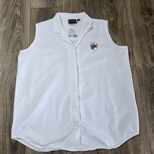 Chase Nascar Damen Rusty Wallace Miller Lite Racing ärmelloses weißes Shirt - Bild 1 von 11
