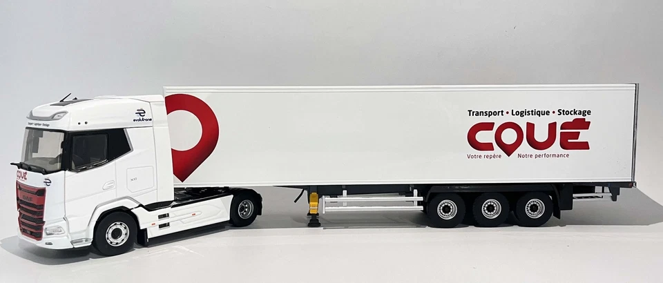 ELIGOR,DAF XG 4x2 with 3-Axle trailer, COUE Transport, 1/43, ELI118542 - Image 1 of 1