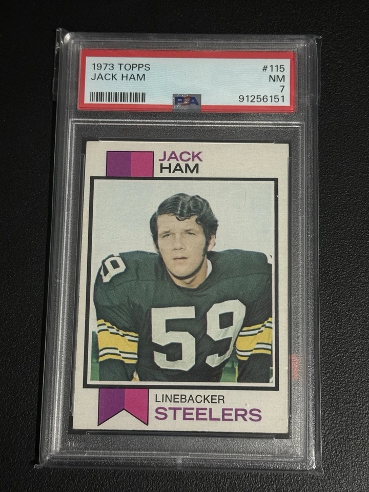 1973 Topps - Jack Ham #115 (RC) PSA 7 - Image 1 of 1