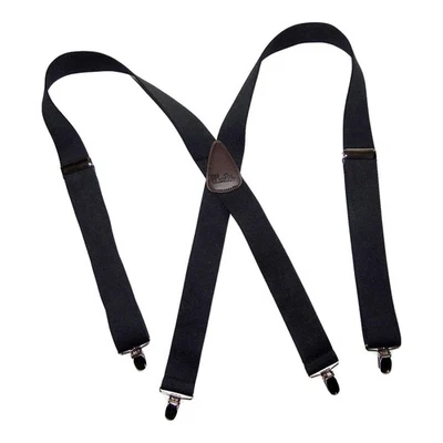Holdup 1 1/2" Wide Classic Series Holdups Suspenders for Men in X-back style ... - Image 1 of 4