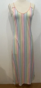 Love Spaghetti Strap Size L Multicolor Midi Dress. - Picture 1 of 10