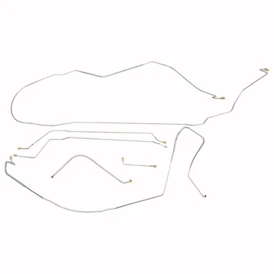 1964 刹车线套件动力鼓雪佛兰 Chevelle 线套件管 Conv OE — 第 1/4 张图片