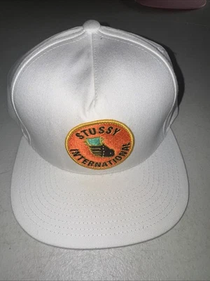 Stussy LA nyc Hat Cap Rare World Tour New Era Box Logo Japan Hype Street Sample - Image 1 of 4