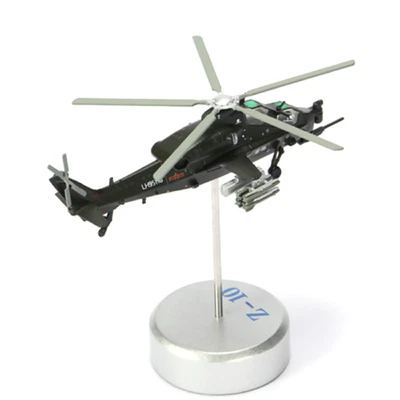 1/100 Chinese Armed WZ-10 Helicopter Model Military Aircraft Scene Craft Display Foto 1 de 4