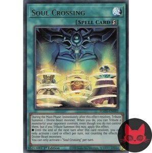 Yugioh Soul Crossing EG01-EN002 Ultra Rare 1st Edition NM - Picture 1 of 2