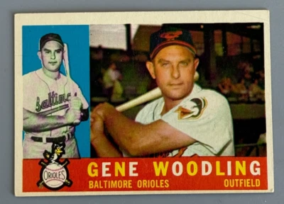 1960 Topps #190 Gene Woodling - VG/EX - Image 1 of 2