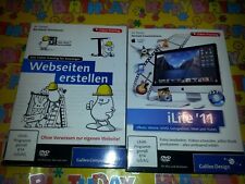 Webseiten erstellen + iLife11 Fotos bearbeiten videos Videro Training PC CD#B701