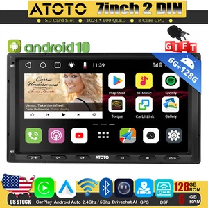 Radio Coche ATOTO S8 128GB Doble Din Android GPS WiFi CarPlay BT5.0 Android Coche - Imagen 1 de 10