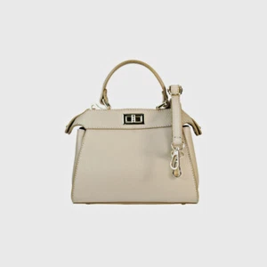 Umhängetasche Klein Echt Leder Damen Italienisch New Boa - Picture 1 of 14