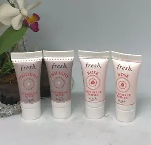 4x Fresh Freshface Rose Makeup Primer + Twilight Glow Illuminating Cream- .17 oz - Picture 1 of 6