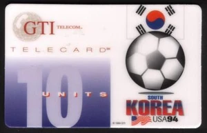 10u Fußball-WM (1994): Südkorea Telefonkarte - Bild 1 von 1