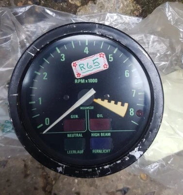 Tacómetro contador de revoluciones BMW R65 1979 se ilumina pero no funciona  Foto 1 de 4