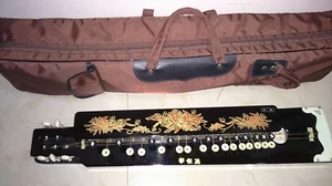 "Crisantemo Blanco"" Acústico Kindenryu Taisho Koto (Taishogoto) + Estuche (#2) - Imagen 1 de 5