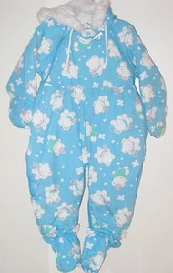 BRIGHT FUTURE Talla 24 Meses Azul Completamente Forrado Traje de Nieve con Capucha Monos Ropa Exterior - Imagen 1 de 2