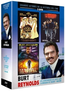 Pack Burt Reynolds - Malone + La Brigada de Sharky + Los Aventureros de Lucky La - Imagen 1 de 2