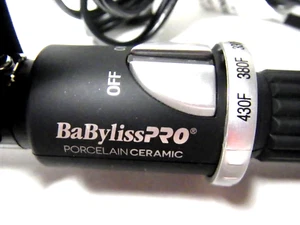 BaBylissPRO Porcelain Ceramic 1" Spring Curling Iron - Picture 1 of 10