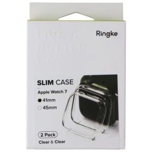 Ringke Slim Étui pour Montre Apple 9/8/7 (41mm) - Transparent Et (2 Paquet) - Photo 1 sur 2