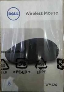 Dell WM126 3 Button Wireless Optical Mouse, Black NEW BOXED - Picture 1 of 1