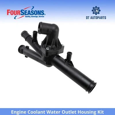 For 2006-10 Volkswagen Passat Engine Coolant Water Outlet Housing Kit 4 Seasons - Image 1 of 4