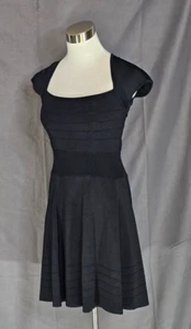 Guess by Marciano Black Fit and Flare Back Cutout Dress - Small - Picture 1 of 2