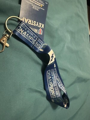 Los Angeles Dodgers 2024 World Series Champs Keystrap, Wristlet, 2 Sided MLB - Image 1 of 2