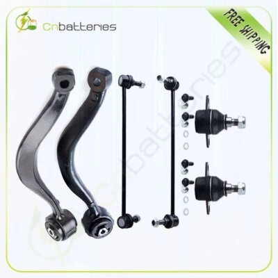 Juego de rótulas de brazo de control inferior delantero de 6 piezas para suspensión BMW X5 2000-2002 2003 Foto 1 de 4