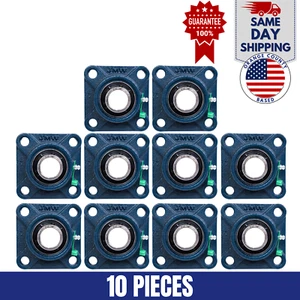 UCF205-16 Pillow Block Flange Bearing 1" Bore 4 Bolt Solid Base (10PCS) - Picture 1 of 7