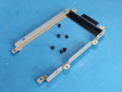 Asus U36 U36S U36SG 2.5" SATA SSD HDD Hard Drive Caddy Metal Bracket w/Screws - Image 1 of 2