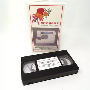 New Home Memory Craft 8000 Embroidery Owner's Instructional Video VHS + Projects - Picture 1 of 11