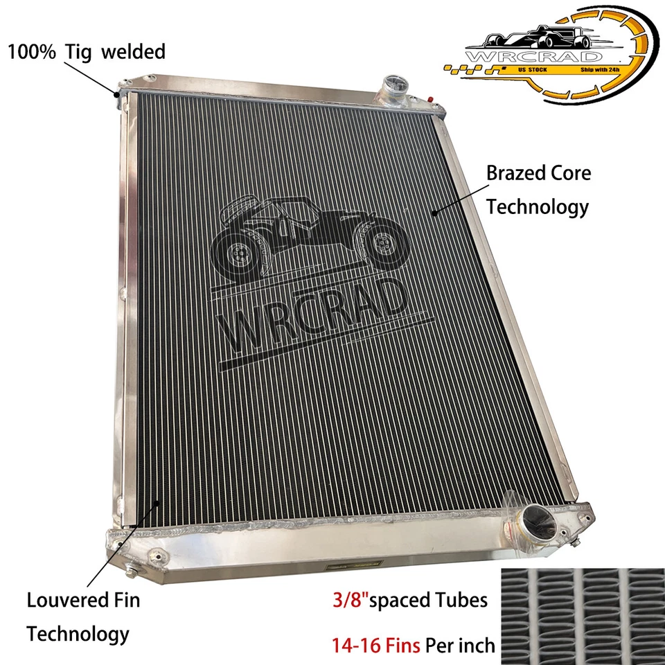 Radiador de aluminio para Freightliner Columbia Century Clase M2 106 2004-2007 2005 Foto 1 de 4