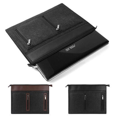 Travel Work Tablet Woolen Felt Sleeve Case Zipper Bag For 13" iPad Air/ iPad Pro - Image 1 of 4