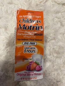 Motrin Children's Oral Suspension, Berry liquid ( 4 oz 2/26 - Picture 1 of 1