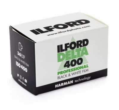 Ilford Delta 400 Pro 135-36 Exposure Black & White 35mm Print Film - Image 1 of 3