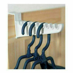 Over Door Plastic Ironing Hanging Hook Laundry Clothes Storage Hanger Holders x2