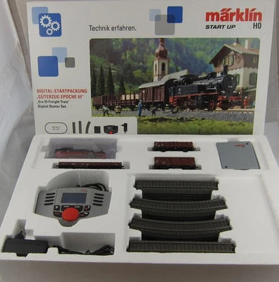 Märklin 29074, H0, Digital-Startpackung Güterzug Epoche III, BR 74, mfx, DB, OVP - Bild 1 von 4