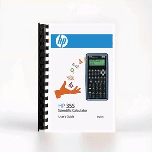 Handbuch für Hewlett Packard HP-35S Taschenrechner, Halbbrief - Bild 1 von 1