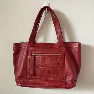 See By Chloe red leather small tote logo bag - Foto 1 di 7