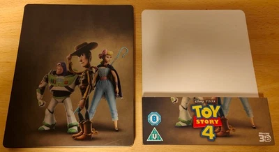 BLU-RAY 3D TOY STORY 4 3-DISC LIMITED EDITION STEELBOOK - J-CARD INCLUDED - RARE - Image 1 of 4
