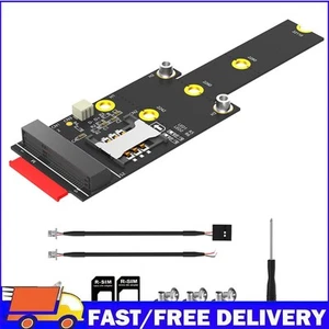 M.2 NGFF Key M To Mini PCI-E Adapter with Card Slot for 2242/60/80/110 M.2 SSD - Afbeelding 1 van 12
