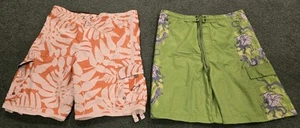 Swim Shorts Boys XL 16/18 Bathing Suits (Lot of 2) - Picture 1 of 11