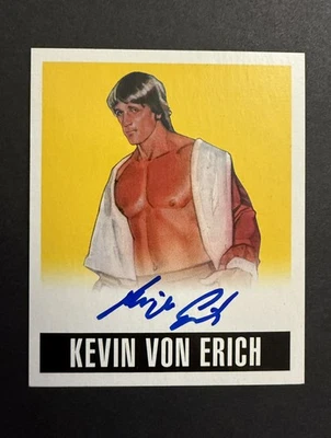 2014 Leaf Originals 摔跤 Kevin Von Erich 签名卡 34/99 NWA WWE #KVE — 第 1/3 张图片