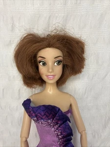 Disney Hercules Megara bambola moda classica 11,5” vestito viola senza scarpe - Foto 1 di 11