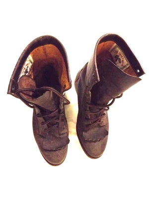 Oak Tree Farms Botas Packard Occidentales de Cuero Marrón con Cordones para Mujer Talla 6.5 Foto 1 de 4