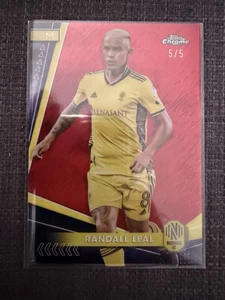 2024 Topps Chrome MLS - Randall Leal #161 Red Refractor /5 - Bild 1 von 1