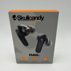 Nuevos auriculares inalámbricos Skullcandy Rail con cancelación de ruido negros S2RLW - Imagen 1 de 6