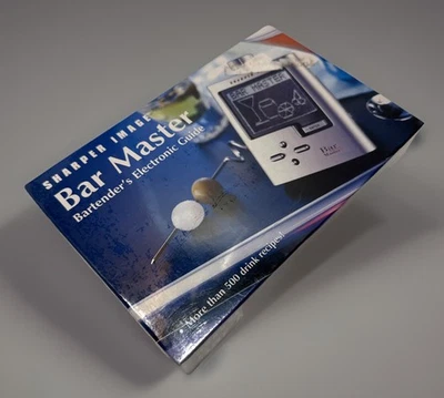 Sharper Image Bar Master Bartenders Electronic Guide New Sealed BN17 - Imagem 1 de 4